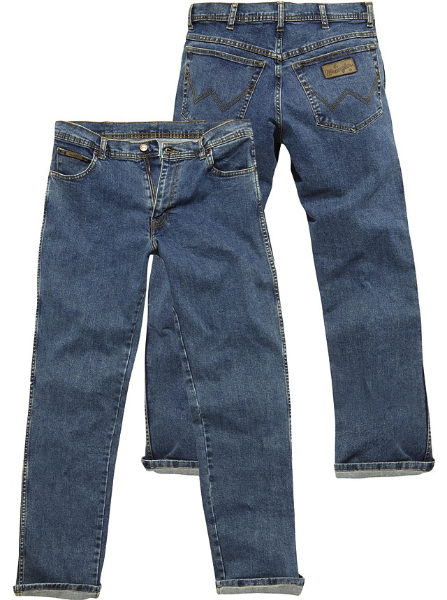 wrangler stretch waist jeans