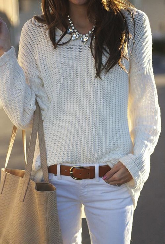 How To Wear White Jeans in Fall & Winter | The Jeans Blog