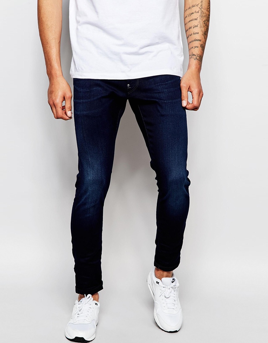 men's athletic skinny jeans