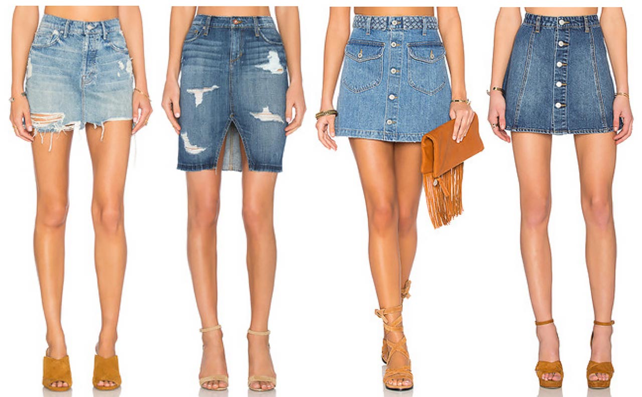 20 Cute Denim Mini Skirts For Summer 2016 | The Jeans Blog