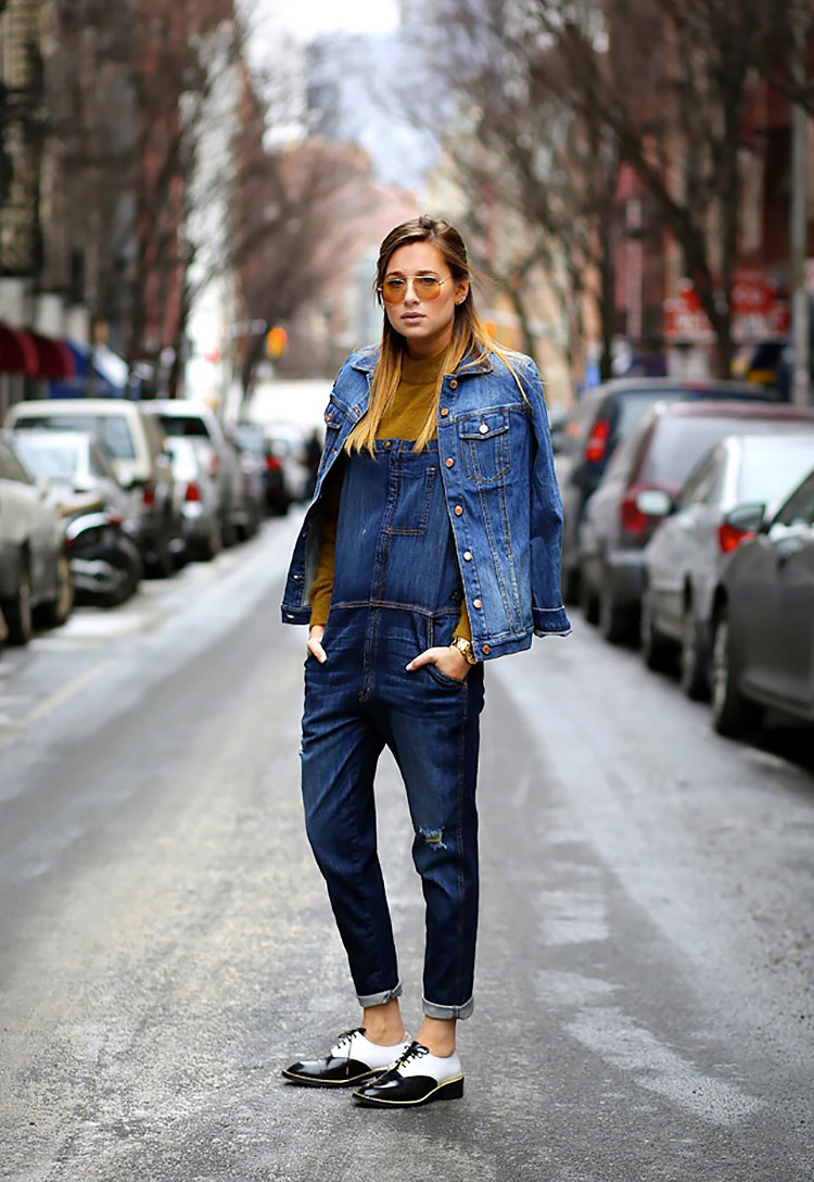 Wear Denim Overalls For Autumn Fall 