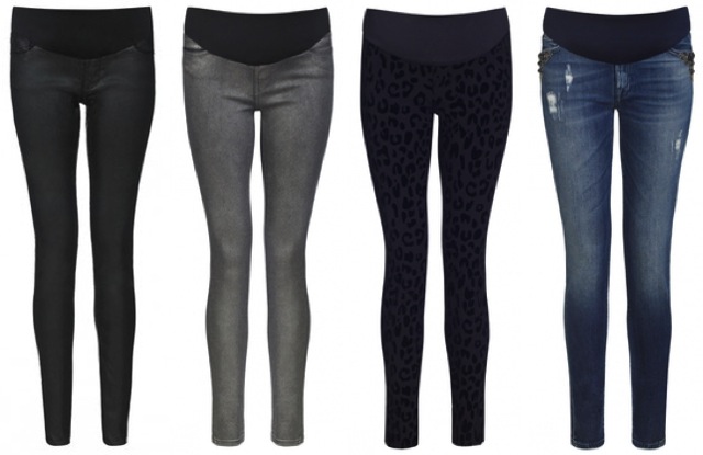 Maternity Denim Look Leggings – Happy Mama