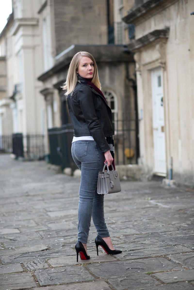 J Brand Maria High Rise Skinny Jeans in Dove Review - THE JEANS BLOG