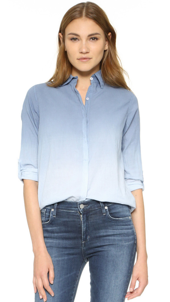 Sundry Ombre Denim Button Down Shirt