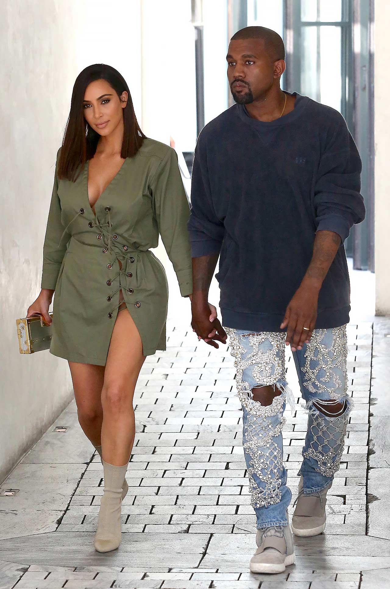 kanye-west-balmain-jeans-embellished-beaded