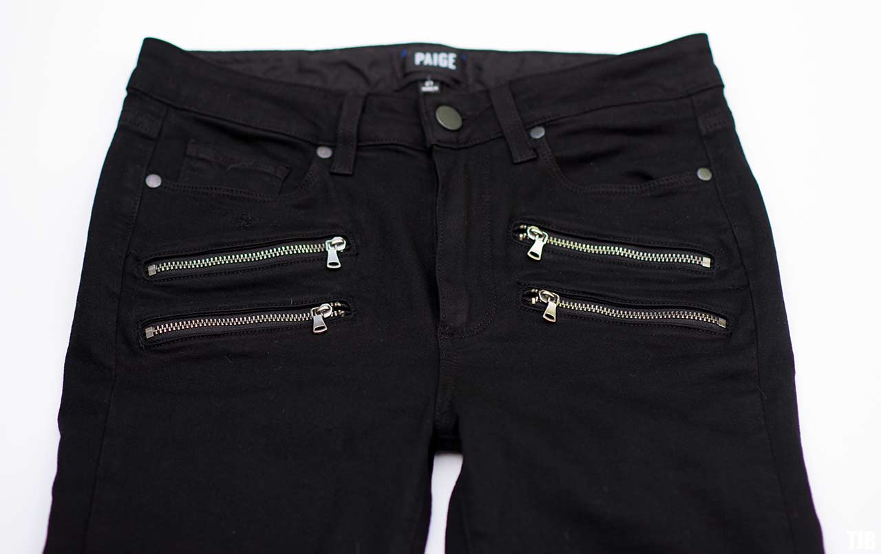 PAIGE High Rise Edgemont Jeans in Black Shadow Review