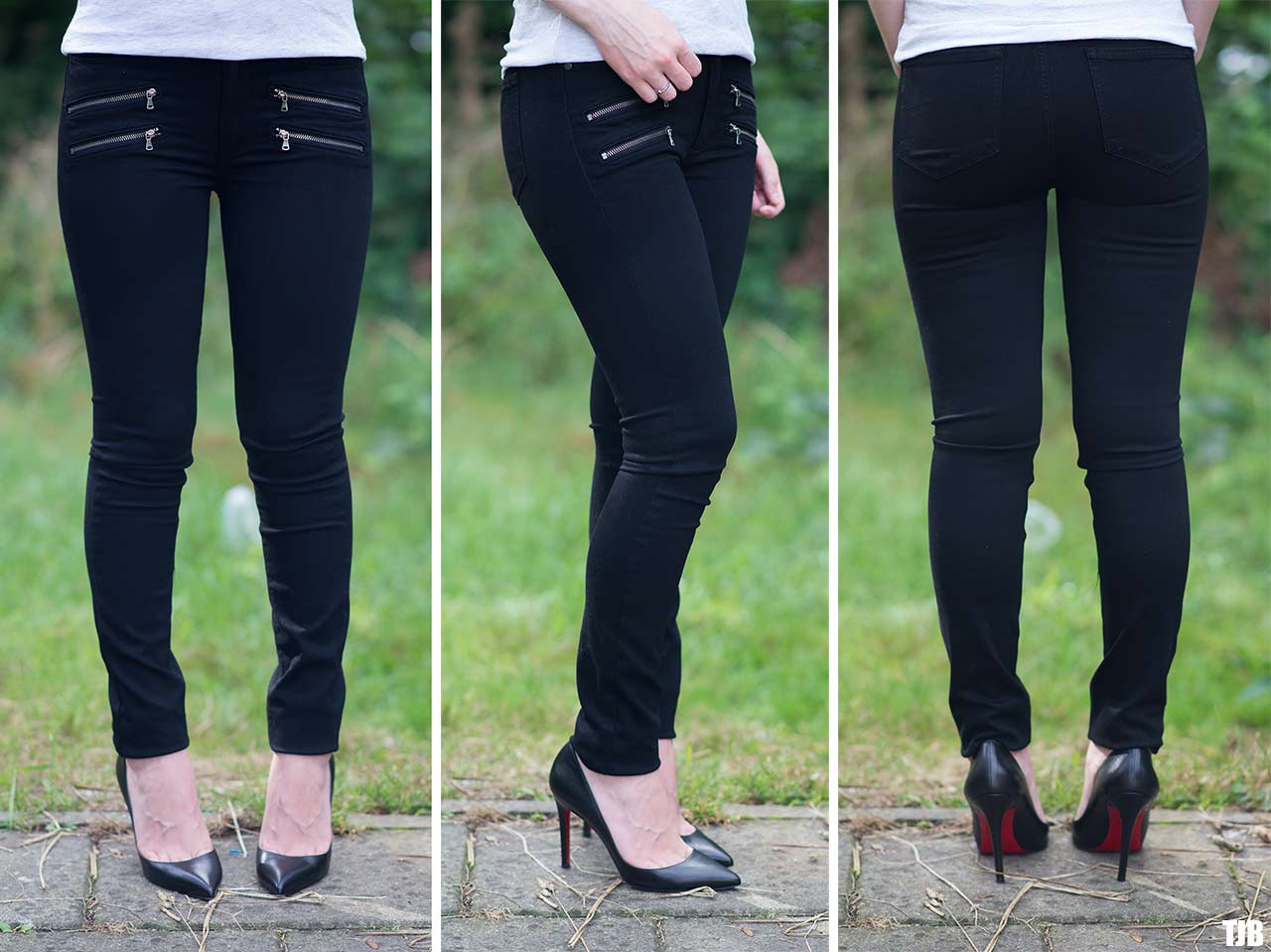 PAIGE High Rise Edgemont Jeans in Black Shadow Review - THE JEANS BLOG