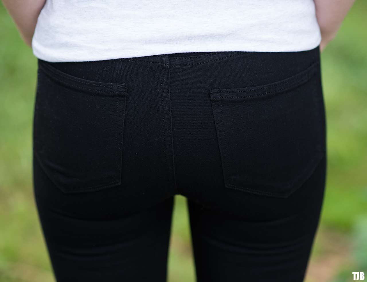 PAIGE High Rise Edgemont Jeans in Black Shadow Review 8
