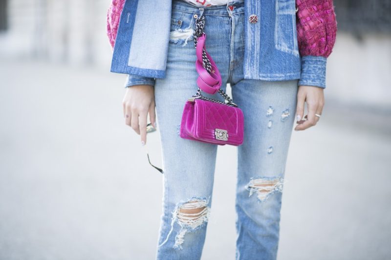 Chiara Ferragni Wears Levi’s x The Blonde Salad Jeans & a Chanel Denim ...