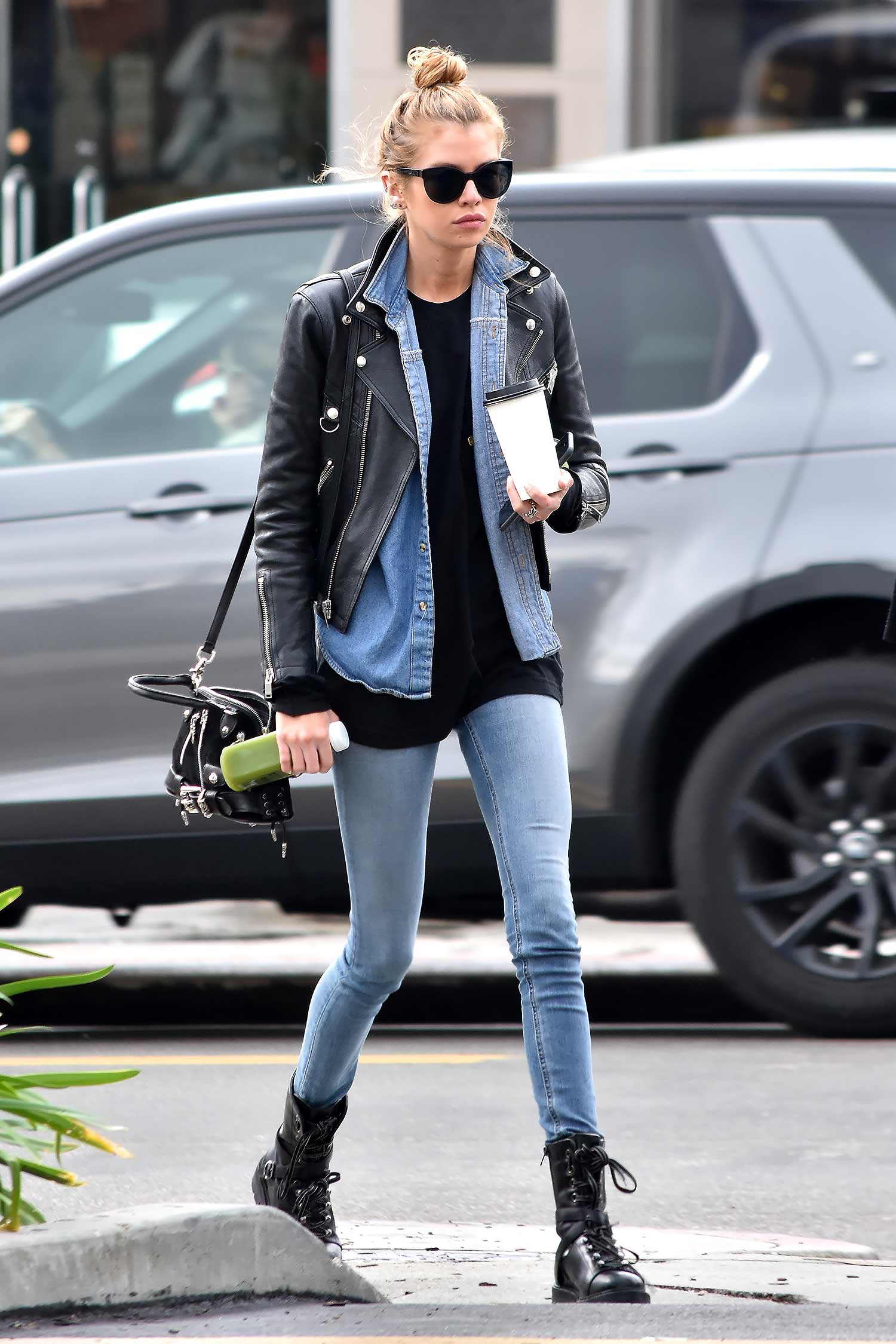 stella-maxwell-double-denim-shirt-leather-jacket