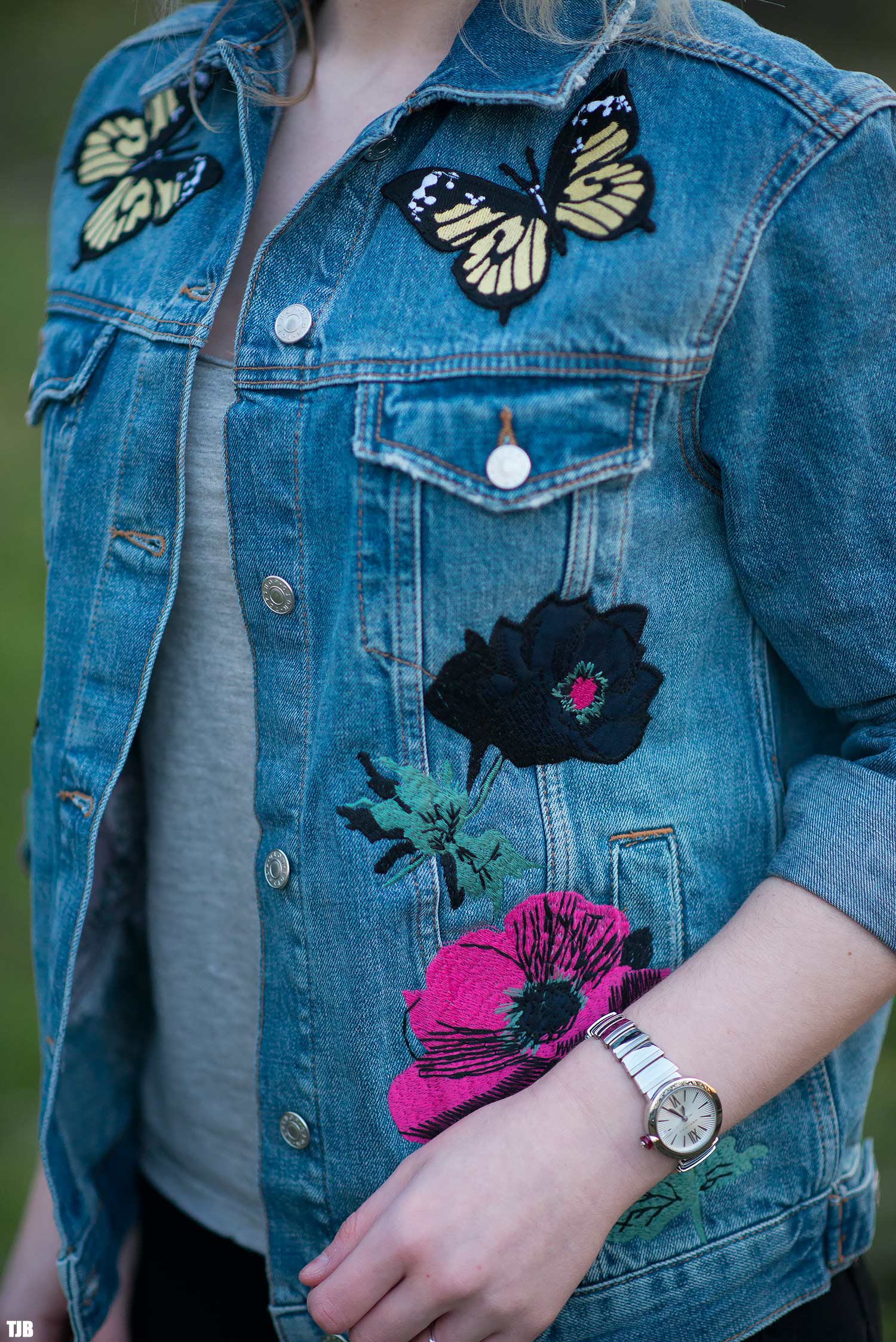 Topshop fitted clearance denim jacket