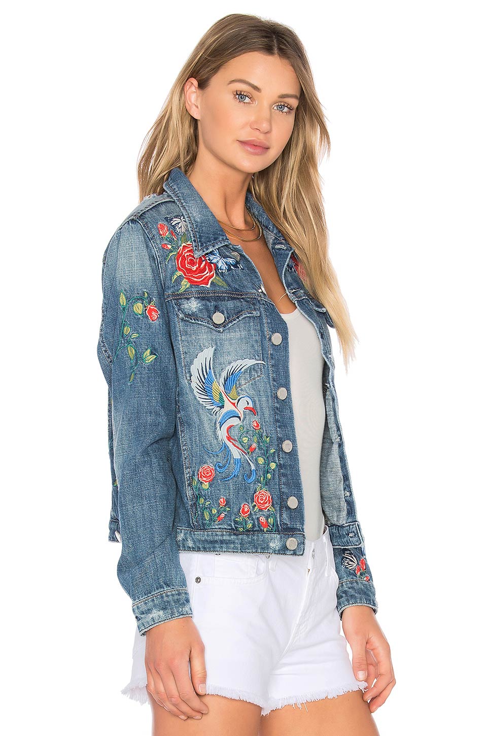 Find Of The Week: BLANK NYC Embroidered Denim Jacket – THE JEANS BLOG