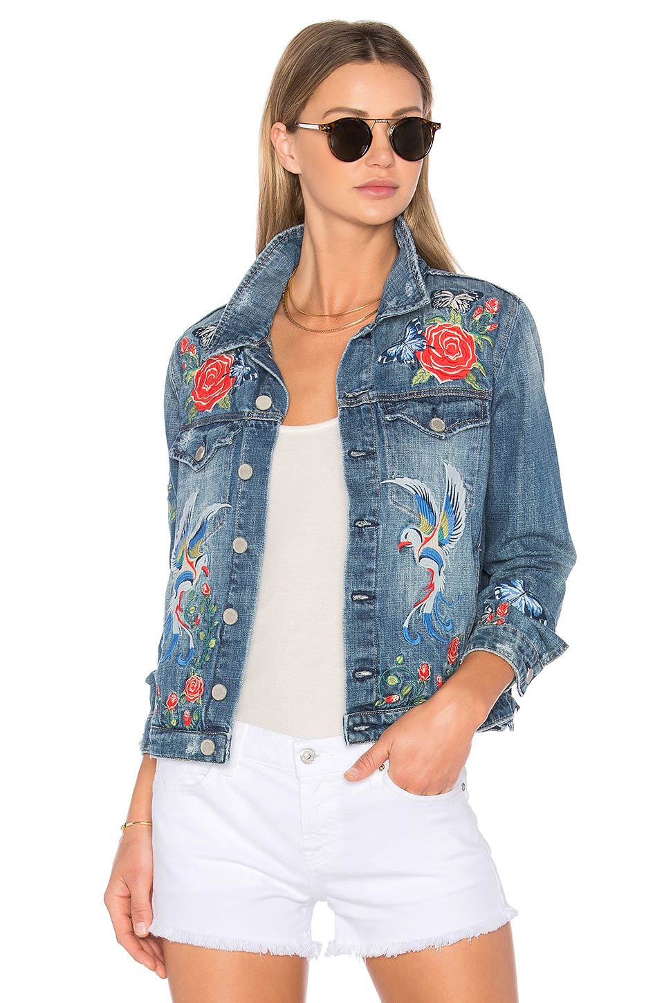 Blanknyc embroidered hot sale jean jacket