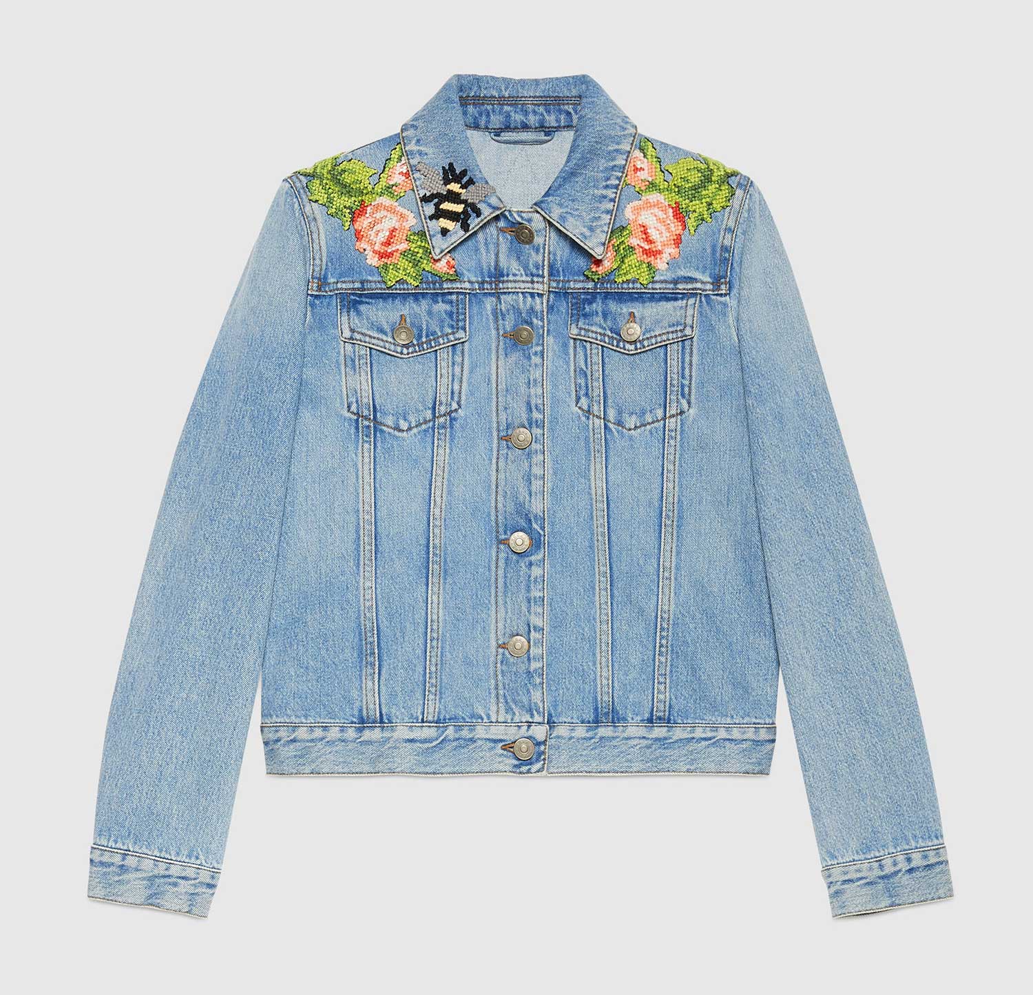 New Gucci Embroidered Denim For SS17 - THE JEANS BLOG