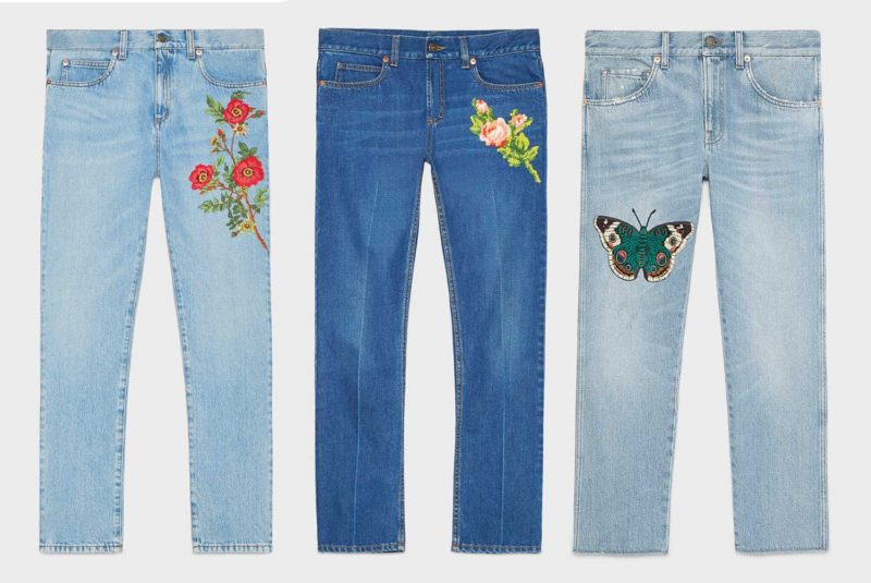 The New Gucci Embroidered Denim Jacket - THE JEANS BLOG