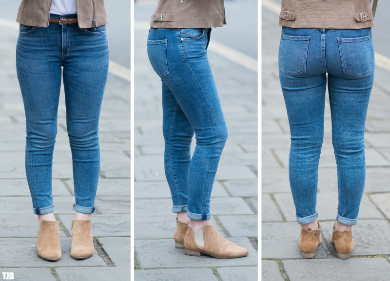 AGOLDE Sophie Hi Rise Skinny Crop Jeans in Adore Review THE