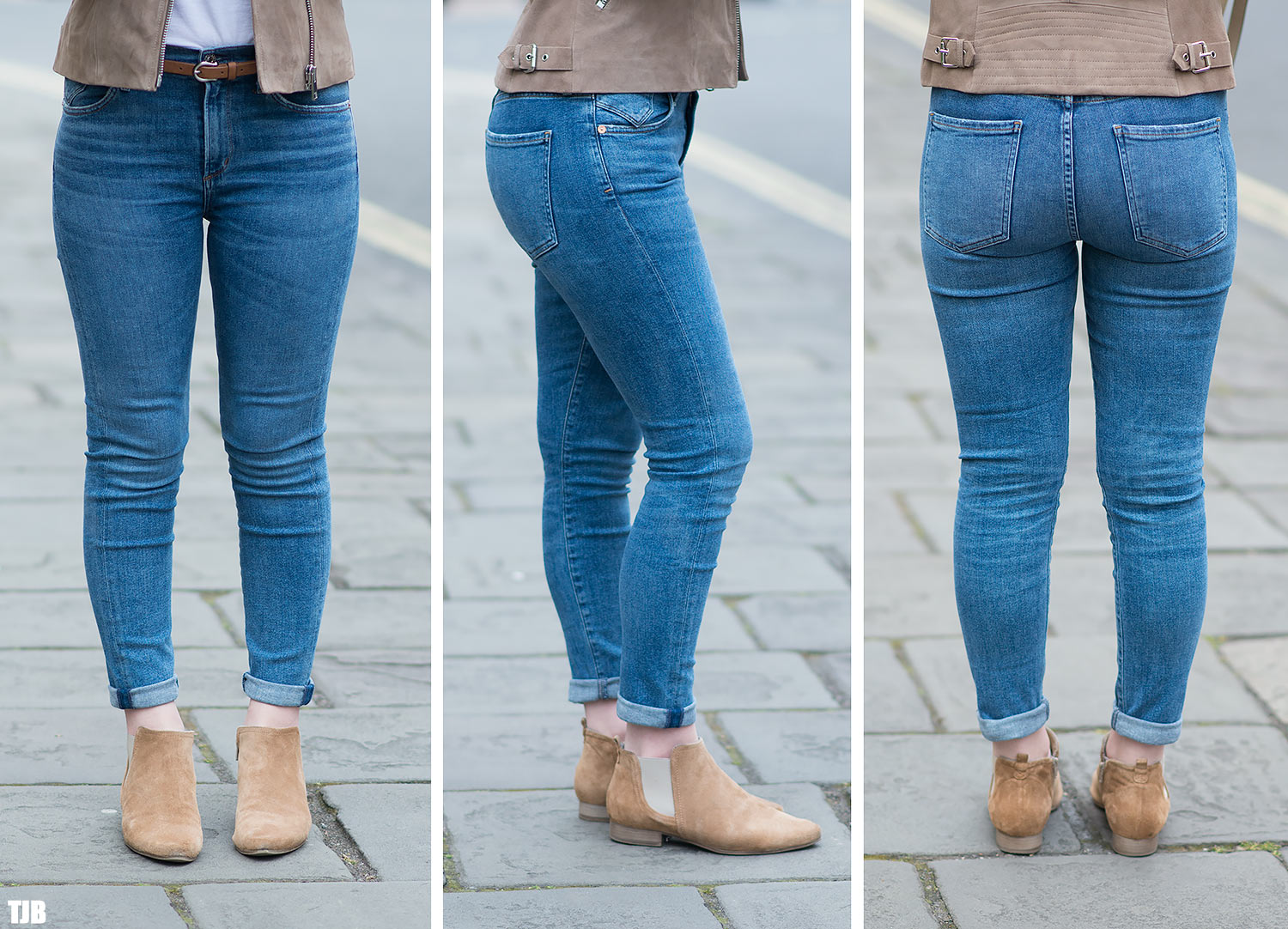 AGOLDE Sophie Hi Rise Skinny Crop Jeans in Adore Review - THE JEANS BLOG