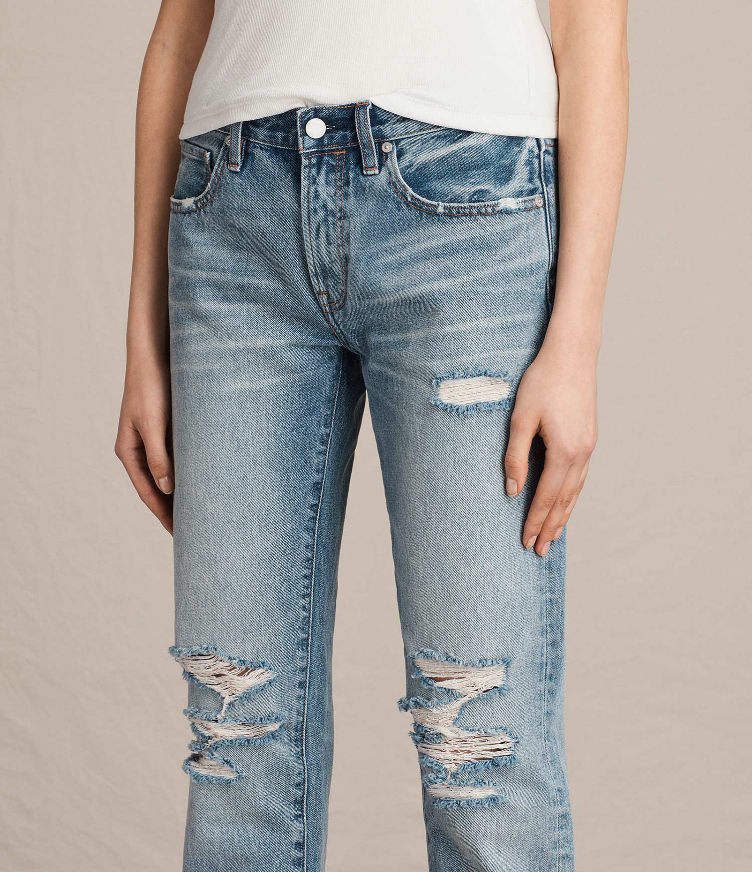 Find Of The Week: ALLSAINTS Muse Slim Destroy Jeans - THE JEANS BLOG