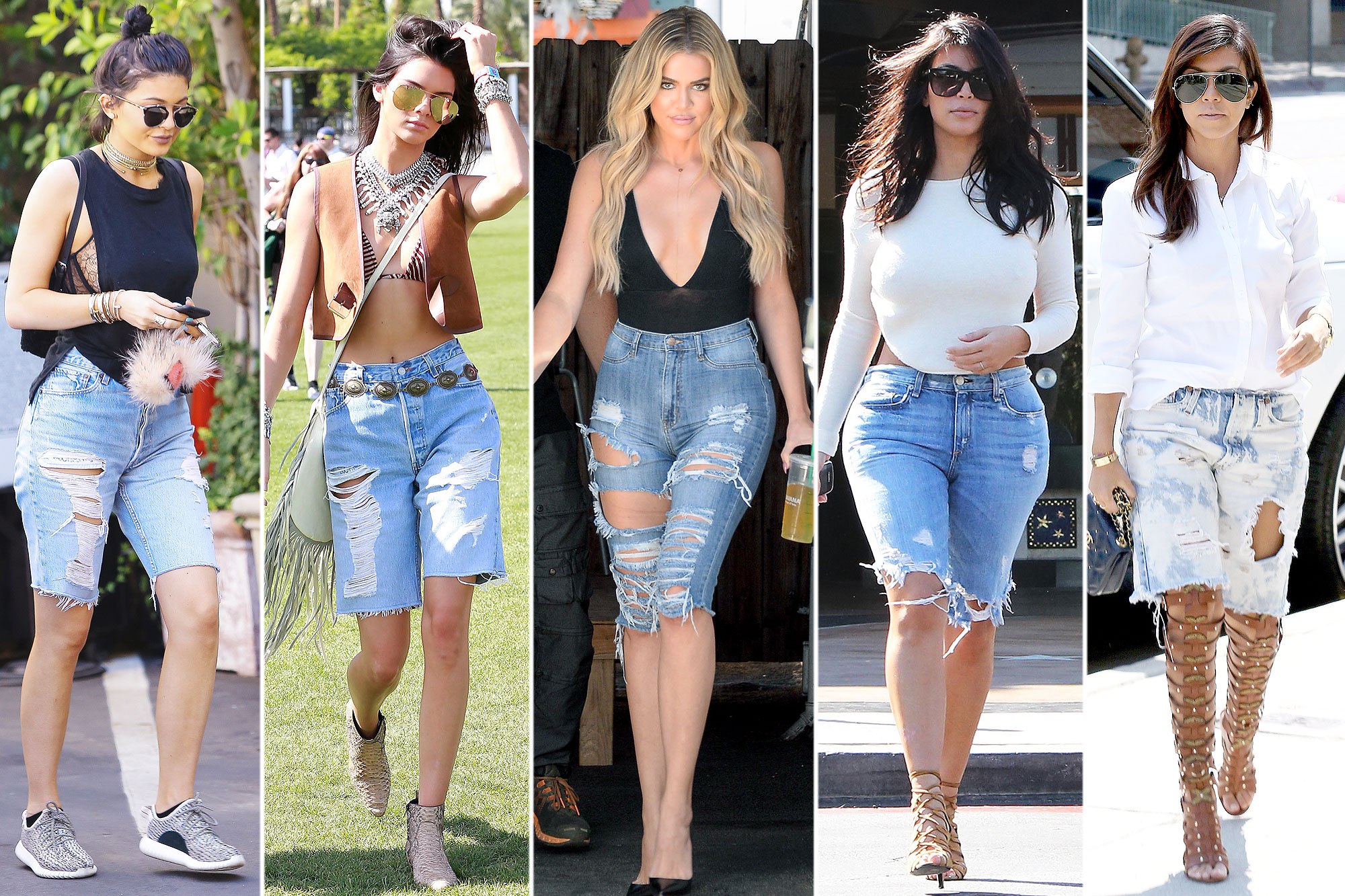 The Bermuda Knee Shorts Trend - THE JEANS BLOG