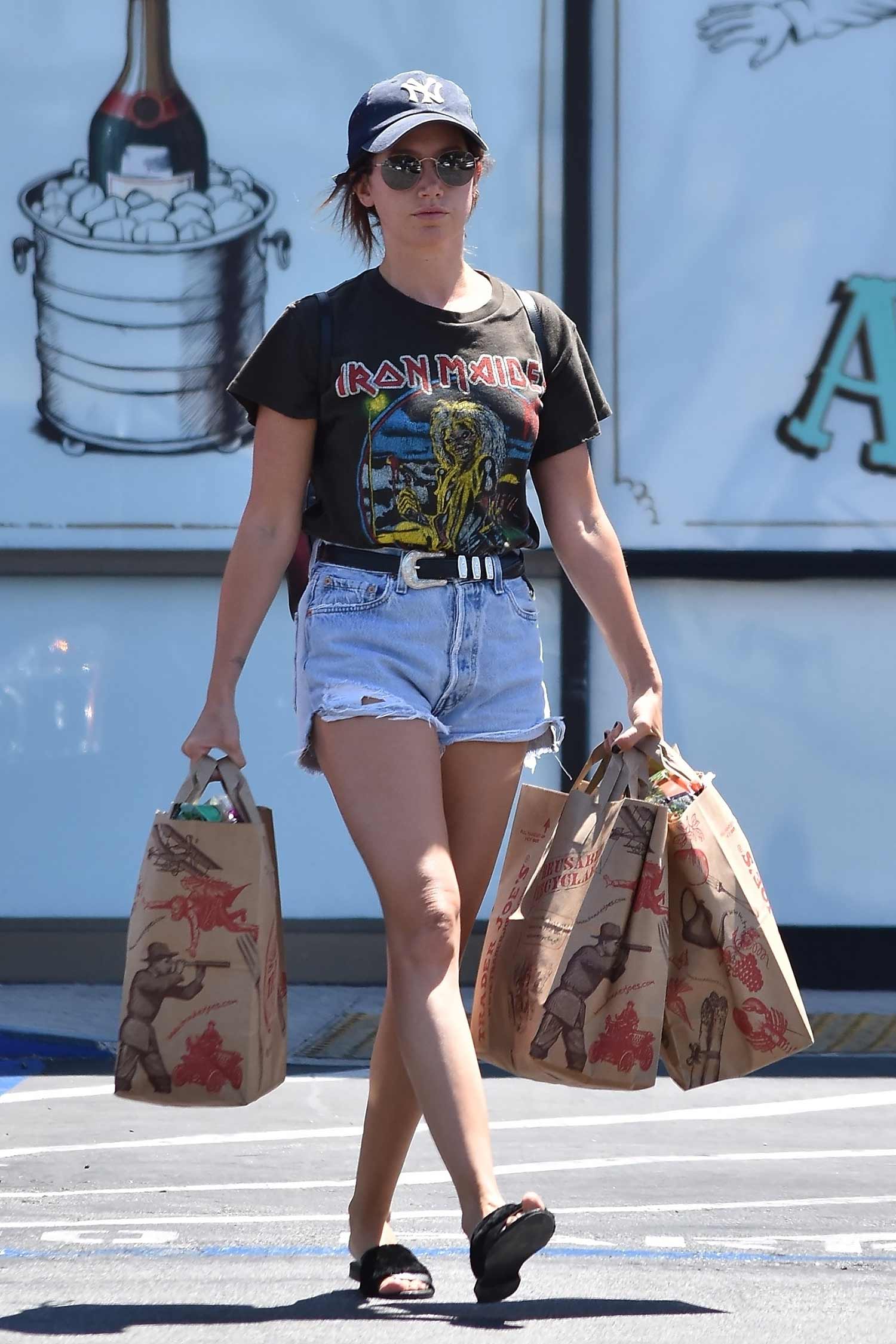 ashley tisdale high waisted shorts