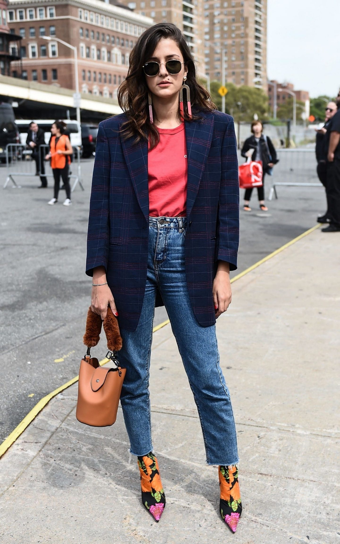 Denim Street Style From New York Fashion Week SS18 – THE JEANS BLOG