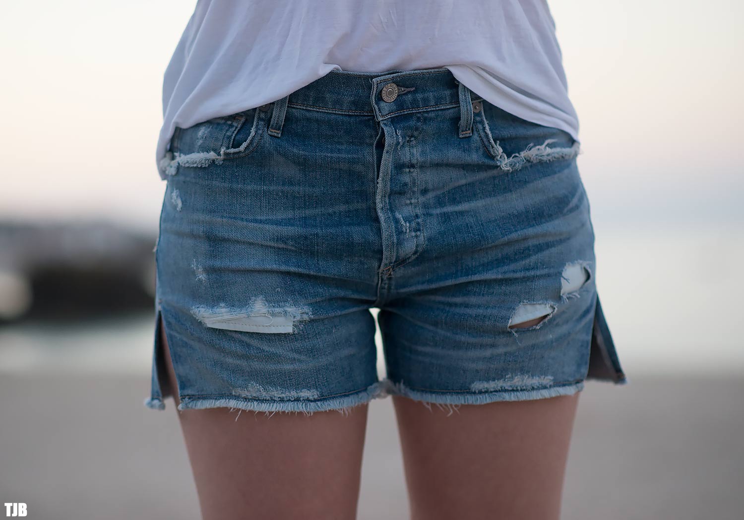 Citizens of Humanity Corey Relaxed Denim Shorts in Skylite Review