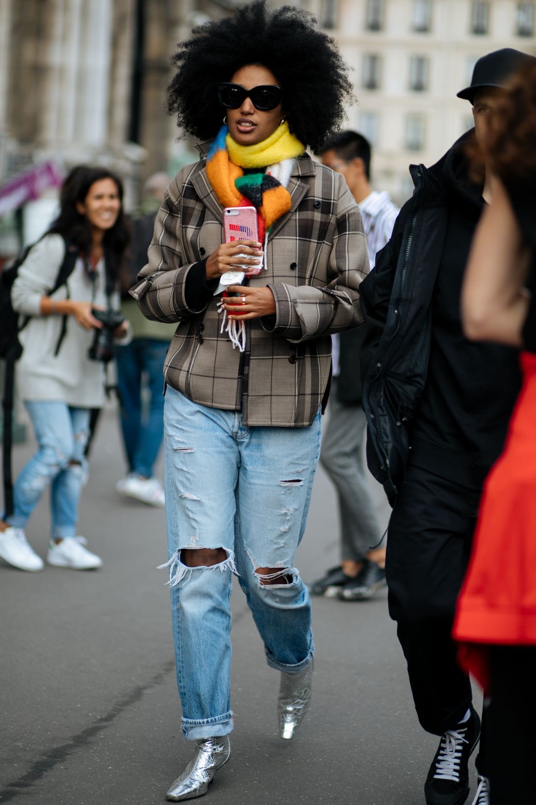 Denim Street Style From Paris Fashion Week SS18 – THE JEANS BLOG