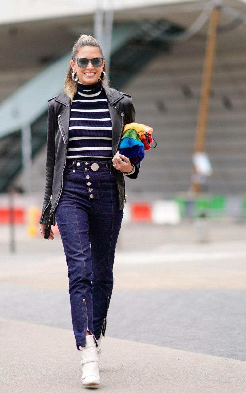 On the Last Day of Paris Fashion Week, Denim Ruled the Streets