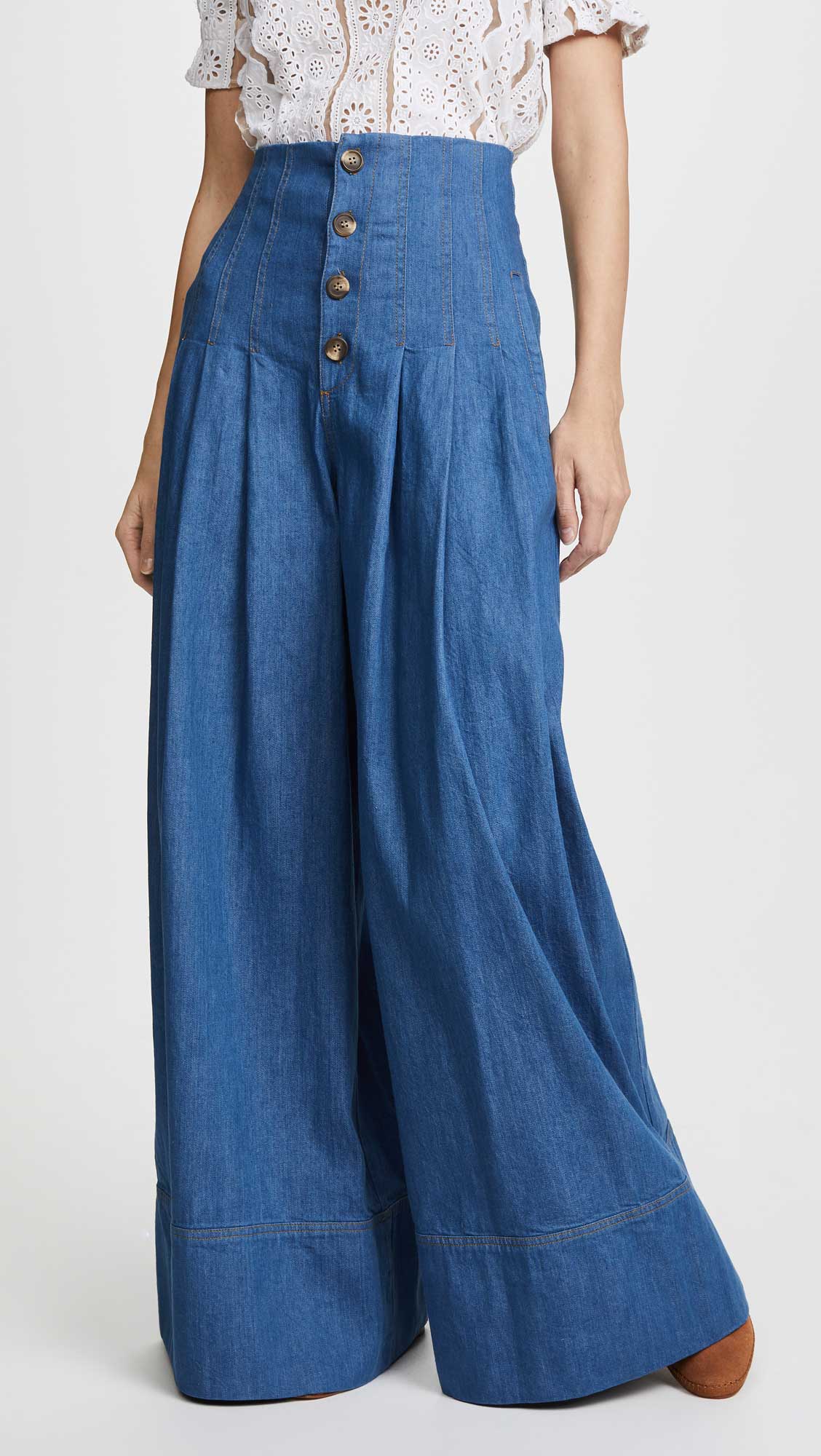 The Denim Culotte Trend : DenimBlog