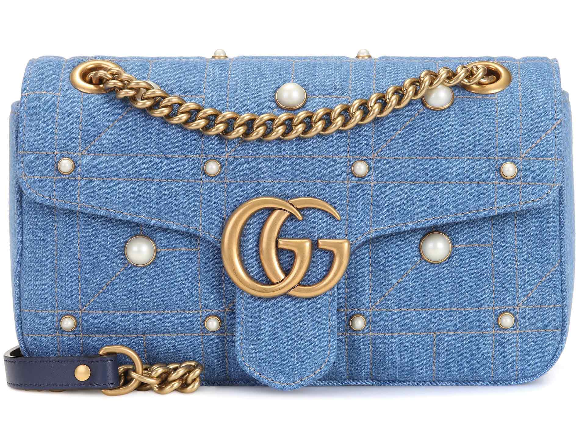 Gucci best sale denim handbags