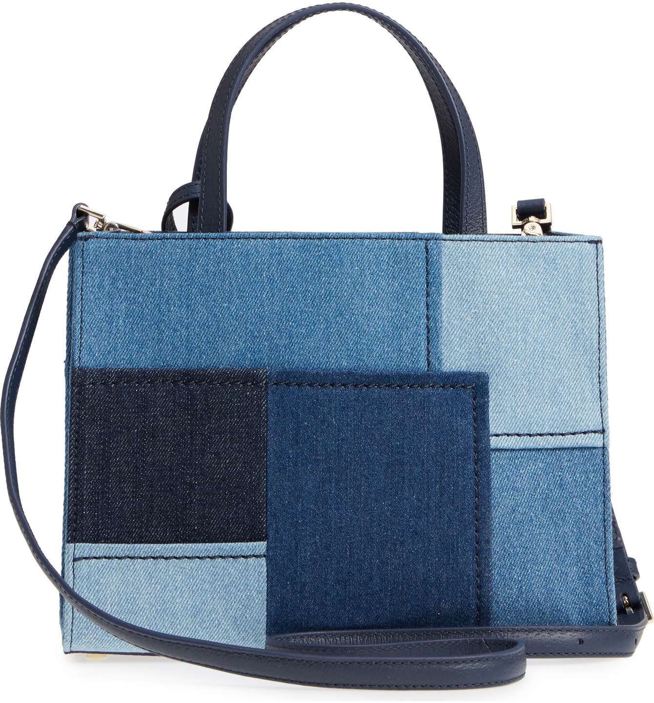 Kate Spade New York Thompson Street Patchwork Denim Bag - THE JEANS BLOG