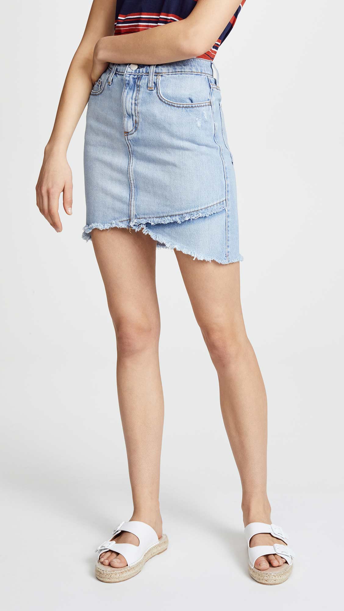 10 Must Have Denim Skirts For Spring 2018 - THE JEANS BLOG