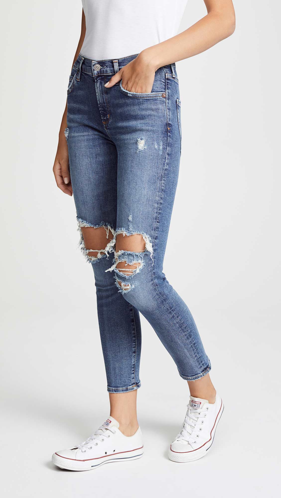 Find Of The Week AGOLDE Sophie High Rise Skinny Crop Jeans THE