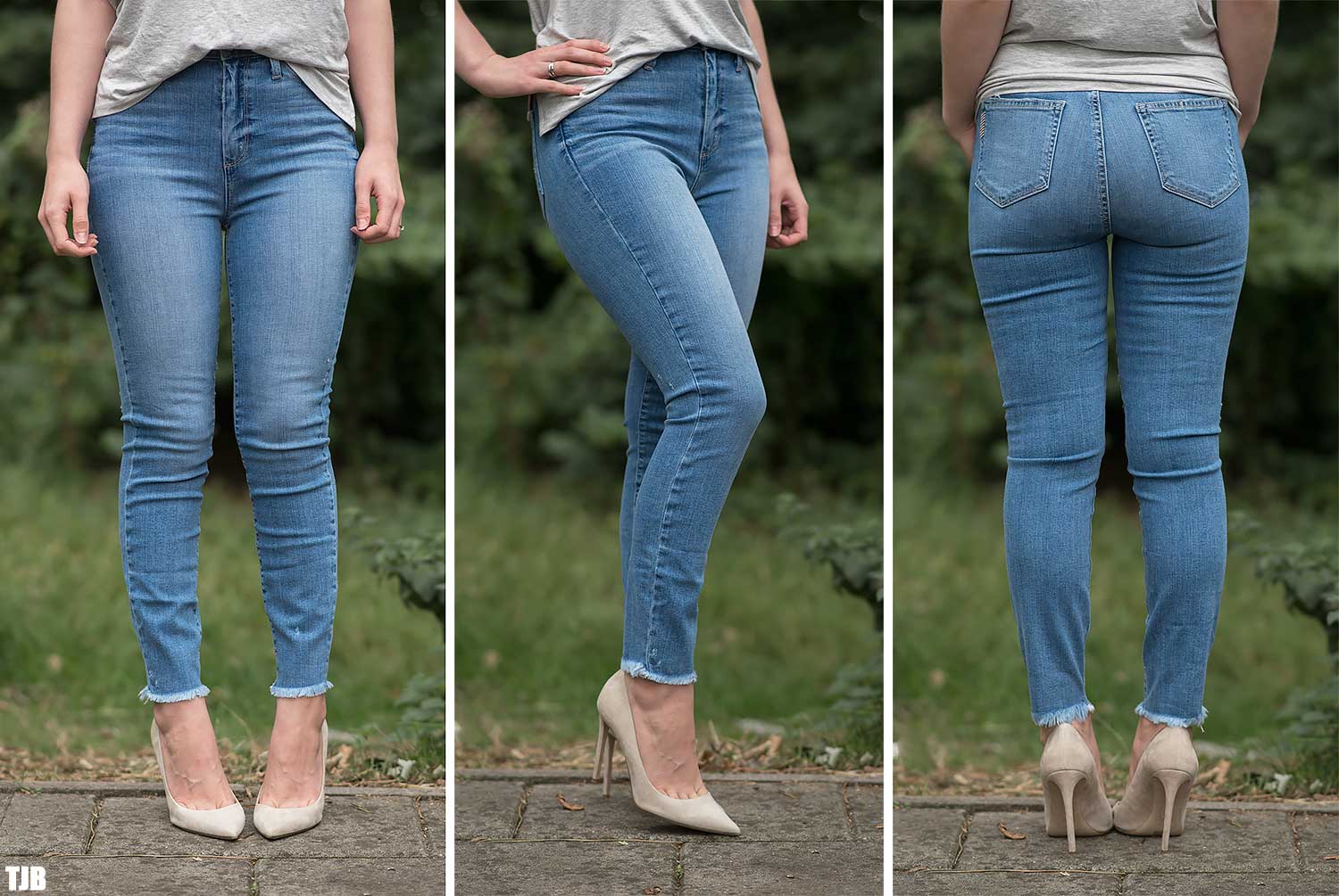 Paige Margot Cropped Jeans with Frayed Hem in Solo Review - THE JEANS BLOG
