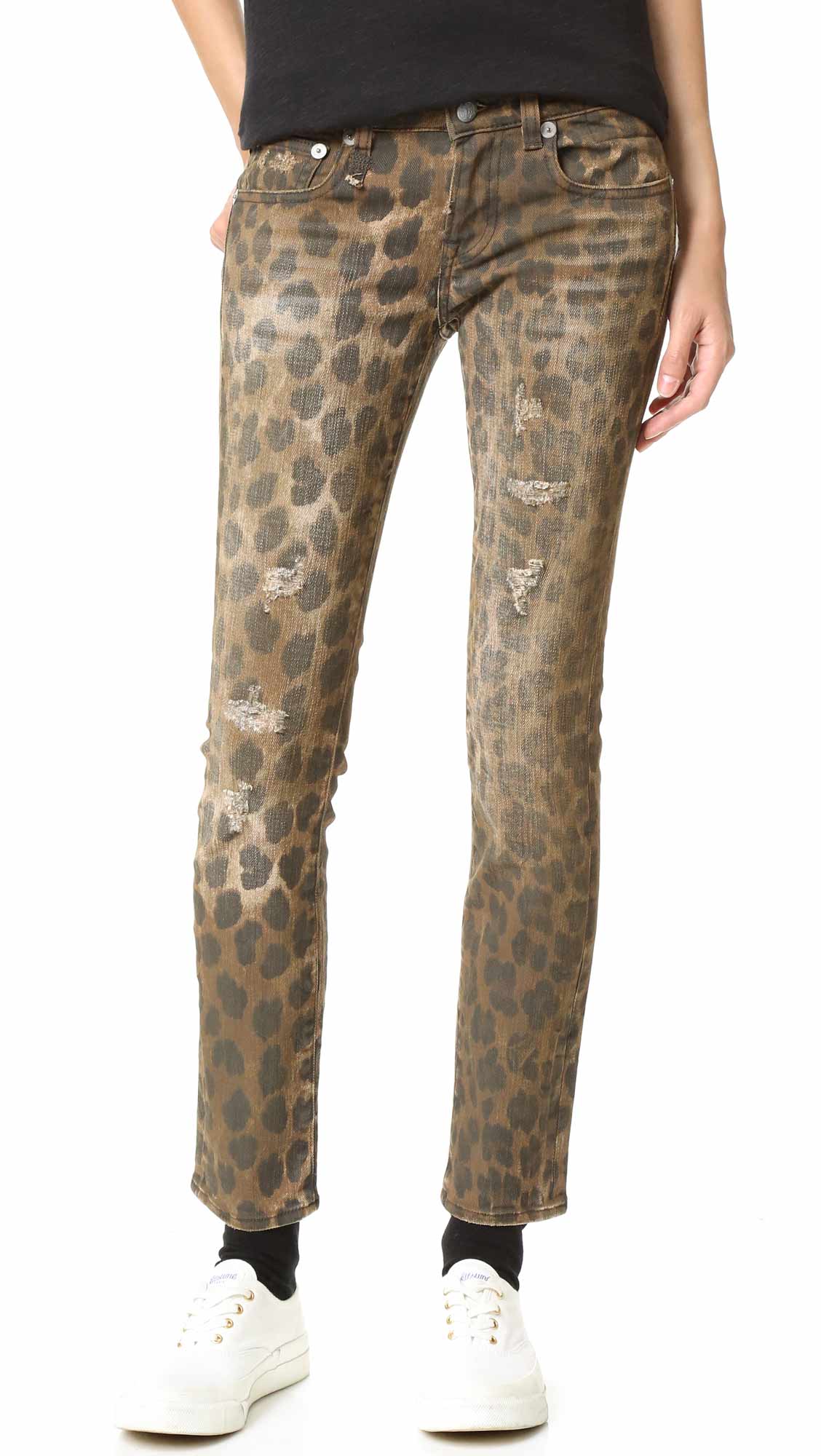 Leopard Print Denim Trend For Fall 2018 - THE JEANS BLOG