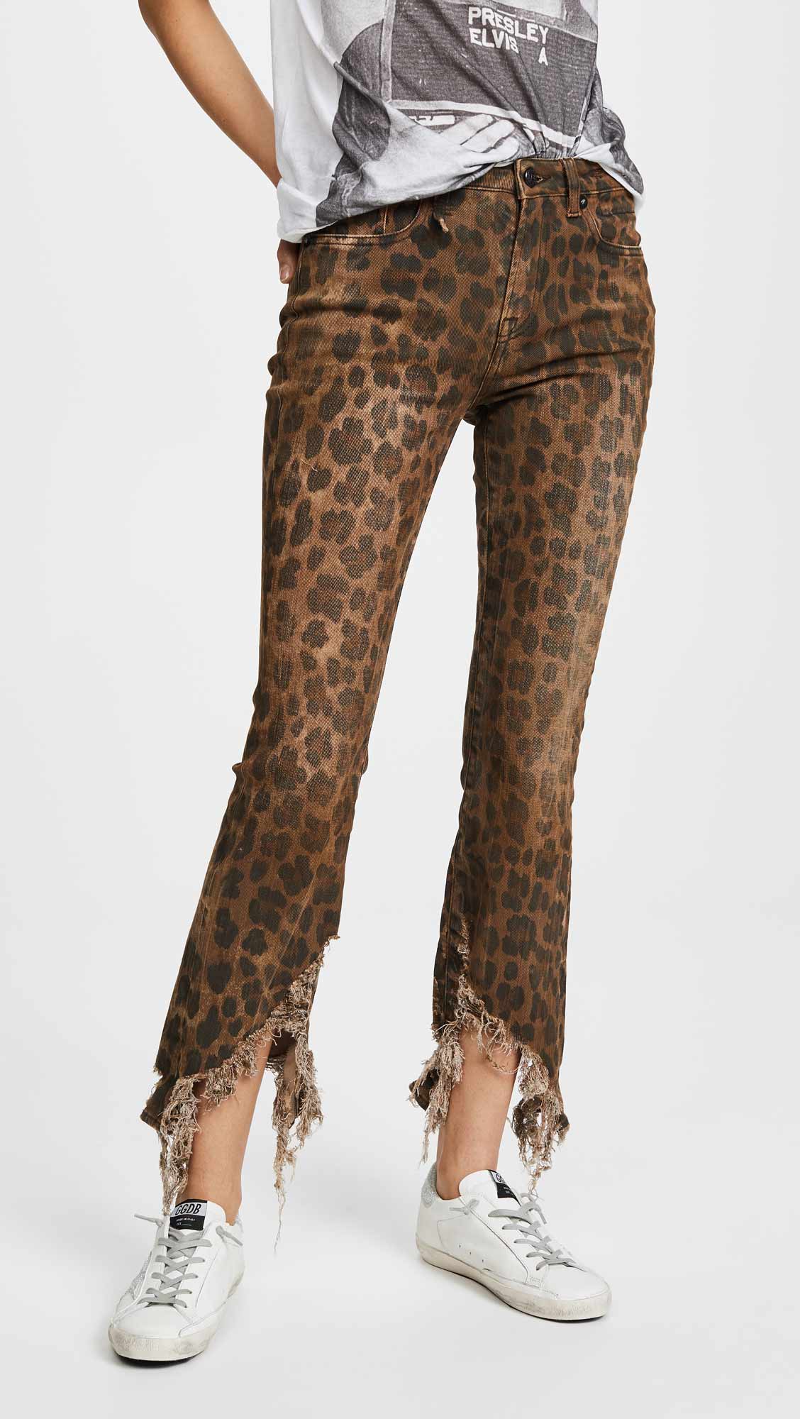 Leopard Print Denim Trend For Fall 2018 THE JEANS BLOG