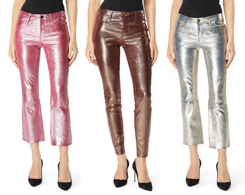 J Brand’s New Foiled Snake Leather Pants - THE JEANS BLOG