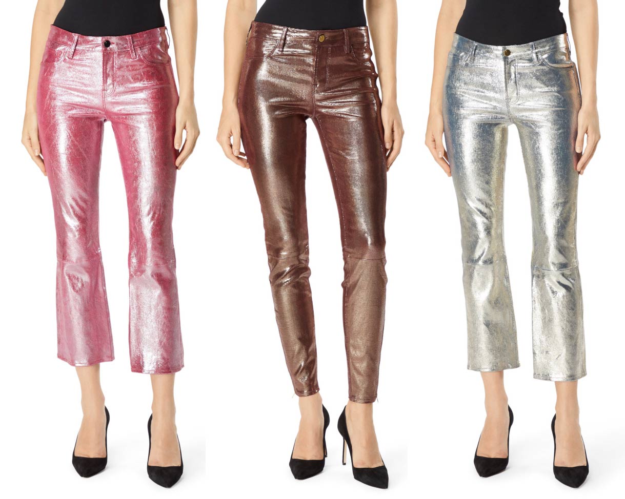 J Brand's New Foiled Snake Leather Pants - THE JEANS BLOG