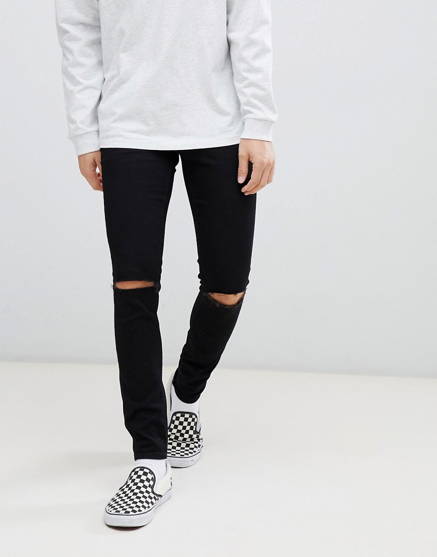 Cheap monday super hot sale skinny jeans in black