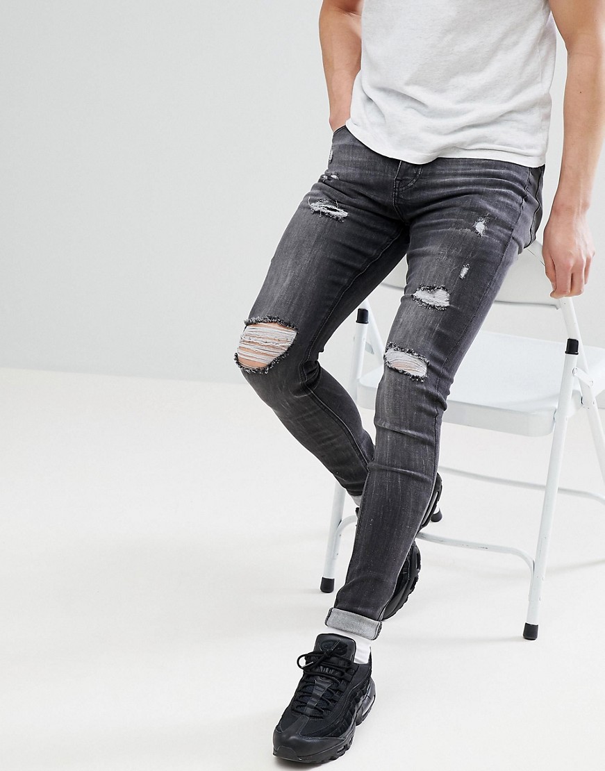 16 Extreme Super Skinny Spray On Black Jeans For Men Under £50 - THE ...