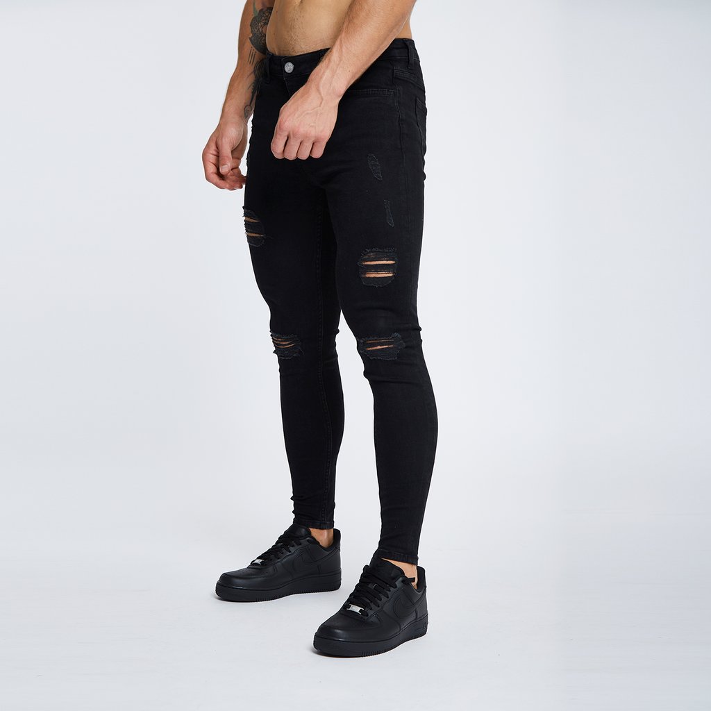 16 Extreme Super Skinny Spray On Black Jeans For Men Under £50 - THE ...