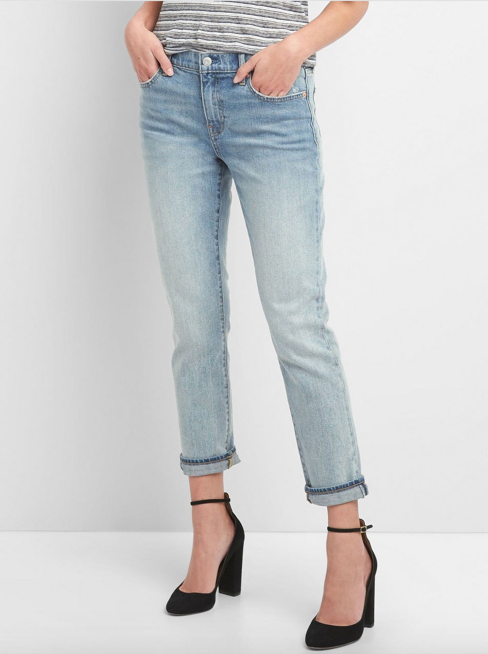 Gap high rise best store girlfriend jeans