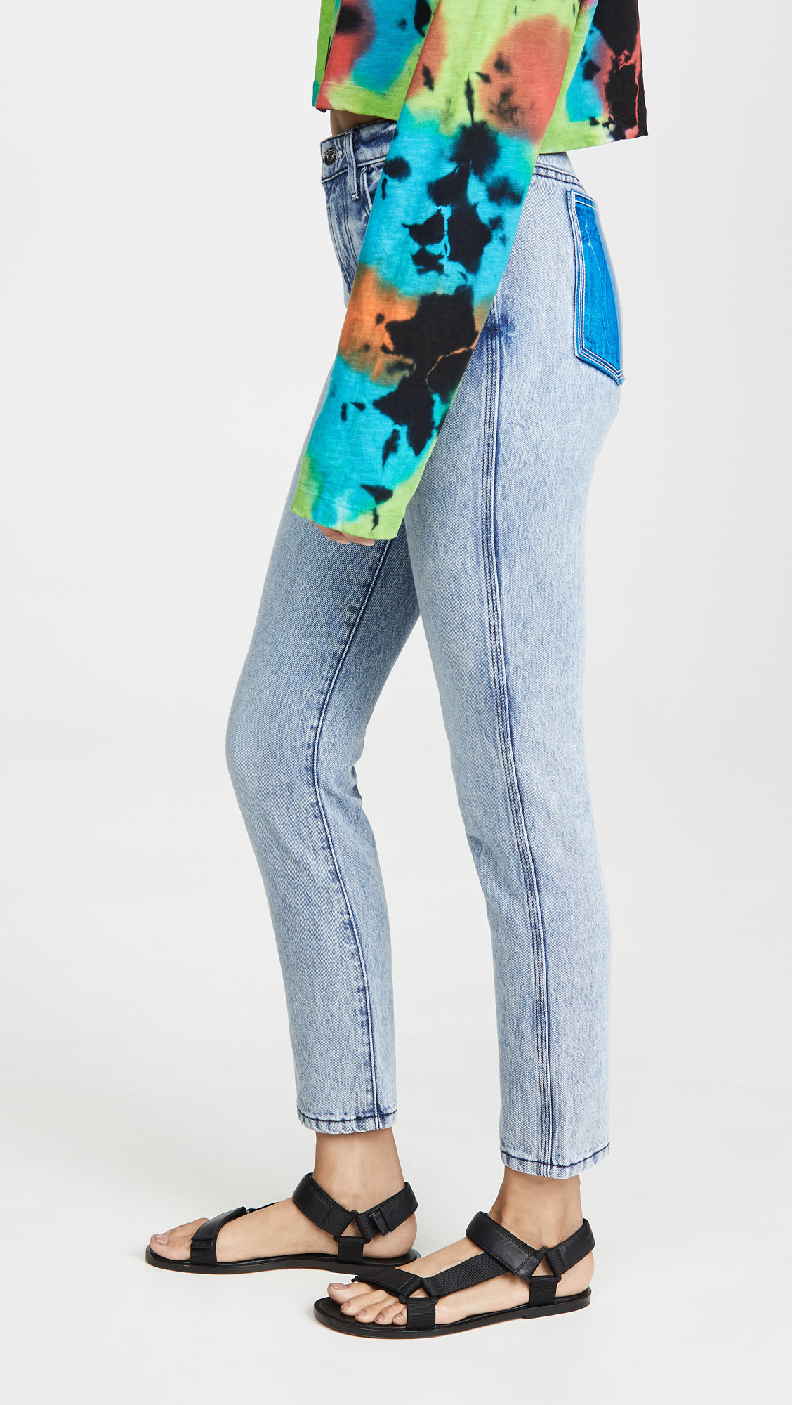 Jordache striped hot sale jeans