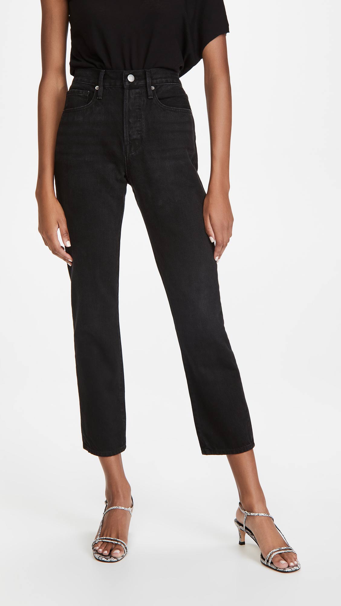 10 Must Have Cropped Straight Black Jeans – THE JEANS BLOG