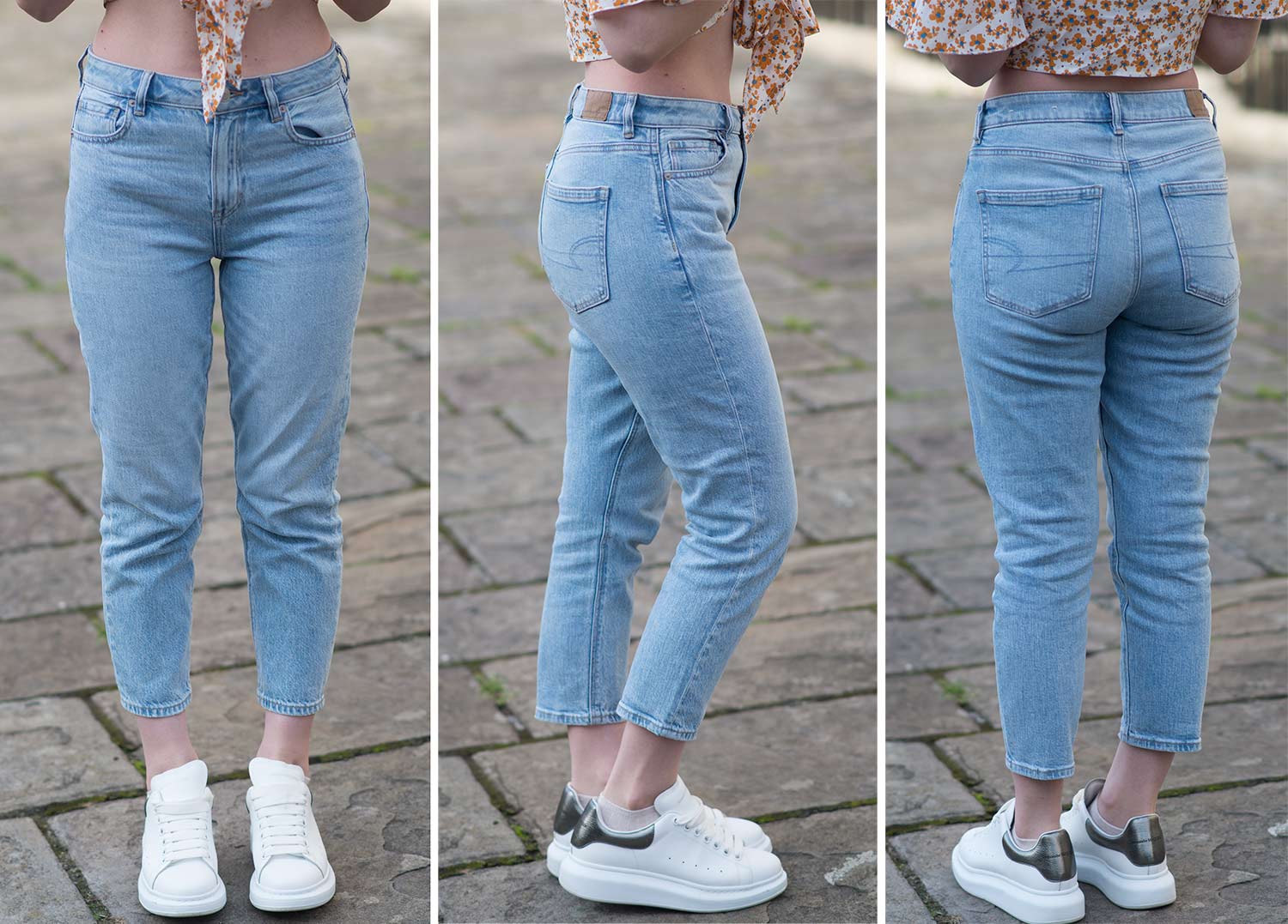 American Eagle Strigid Mom Jeans Denim Review - THE JEANS BLOG