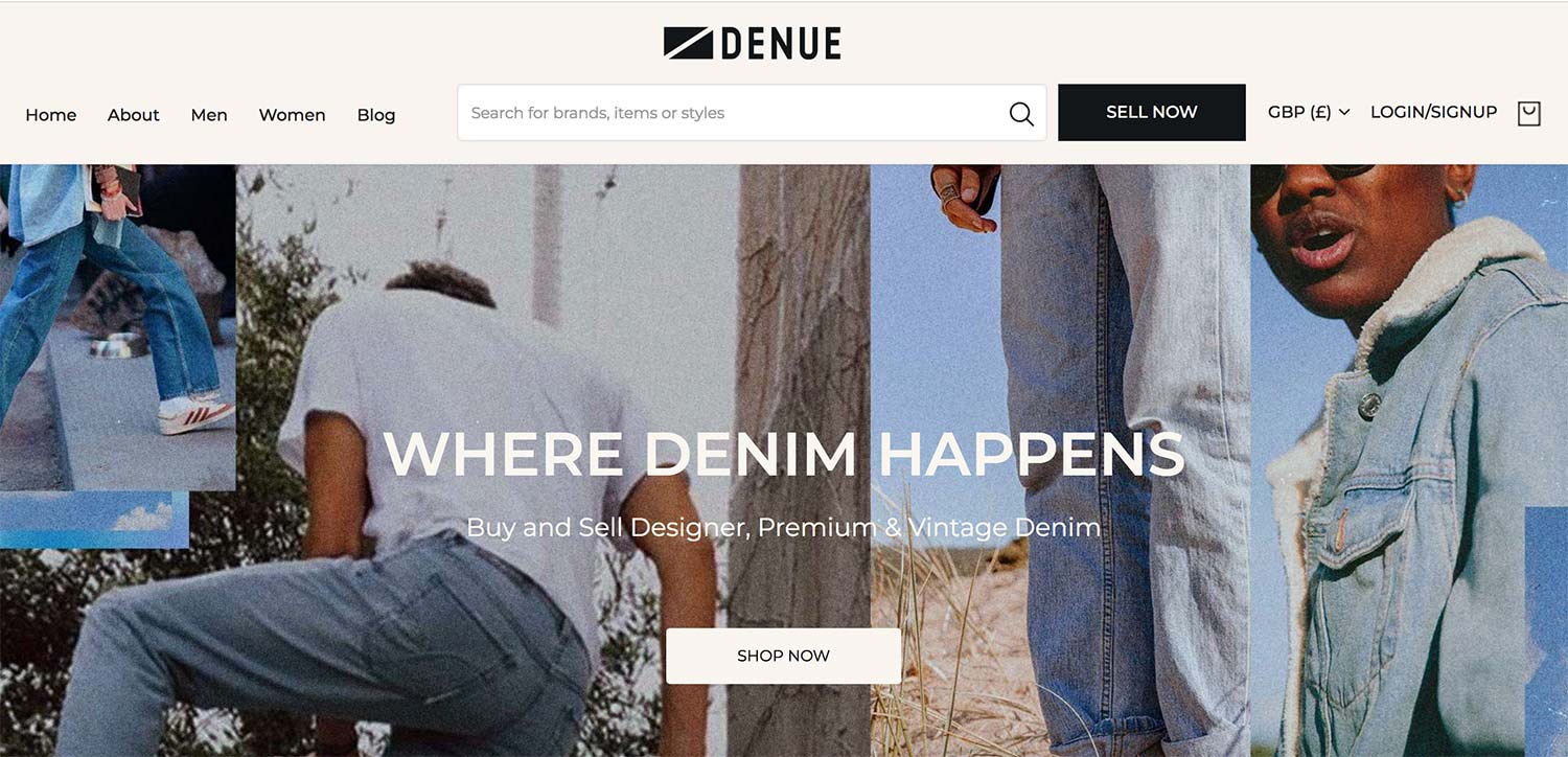 Denim trousers – shop a variety of denim jeans online