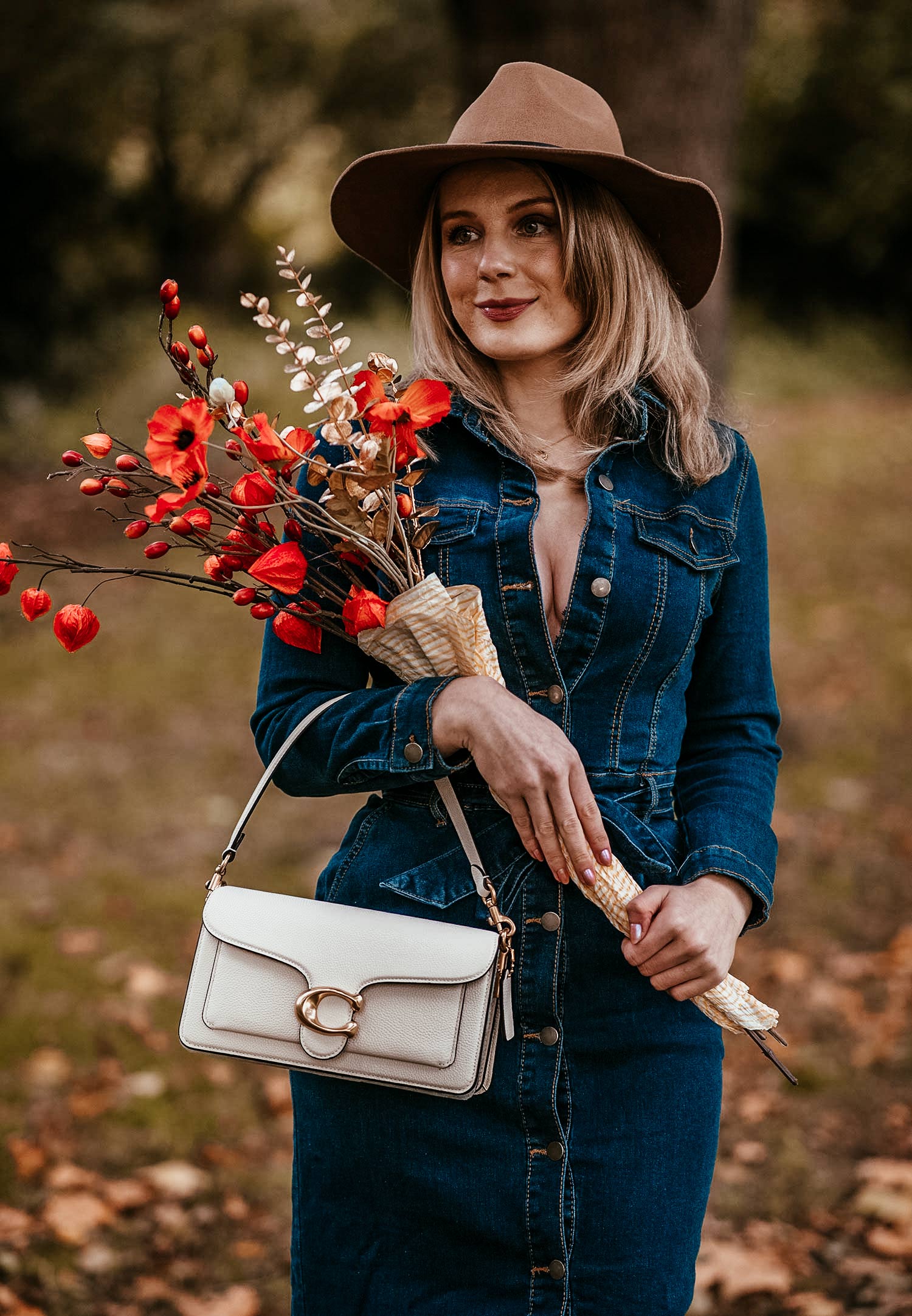 Denim dress going clearance out