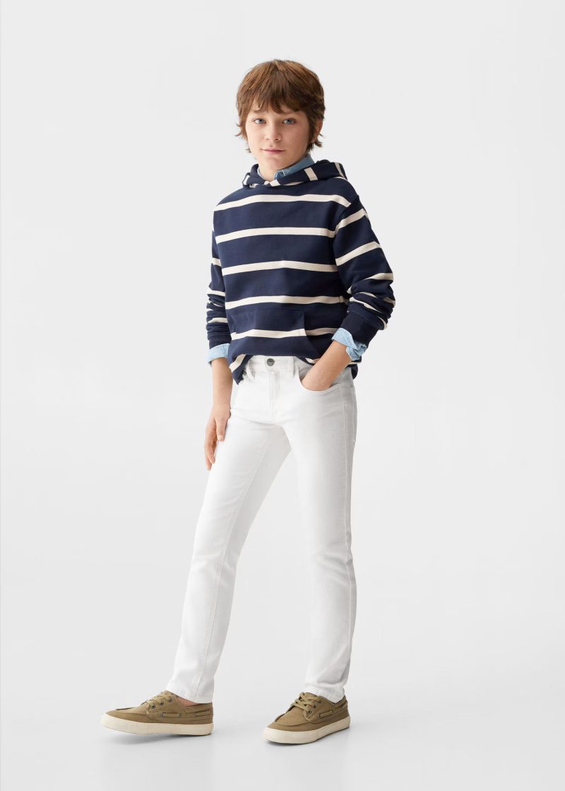 White Out: Mastering Monochromatic Looks with Boys' White Jeans